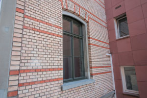 Antikes Fenster grün