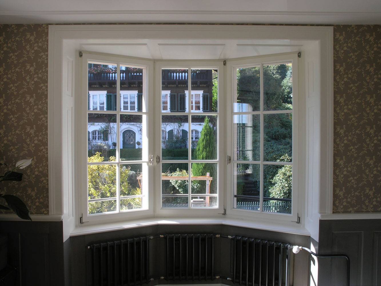 Sprossen antike Fenster neu gemacht